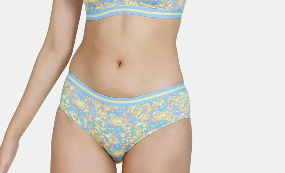 custom printed panty manufacturing floral pattern