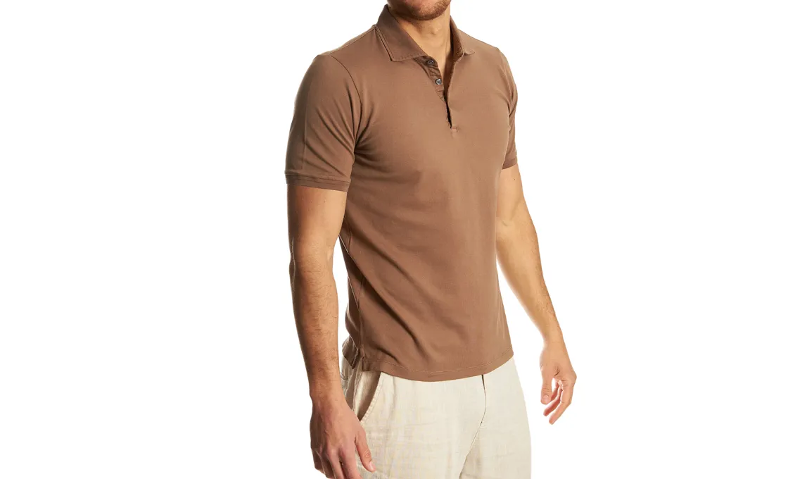 Slim Fit Polo Shirts manufacturing with Precision Cutting and Sewing