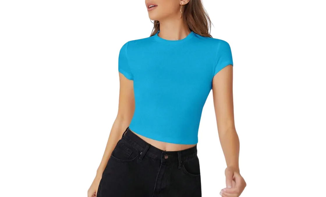 Cap Sleeve Crop Top manufacturing with sustainable process