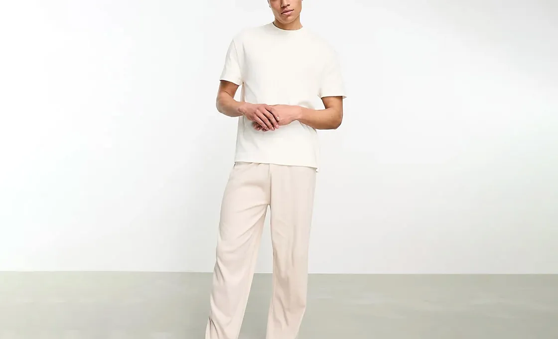 custom men short sleeve pajama manufacturing supima cotton