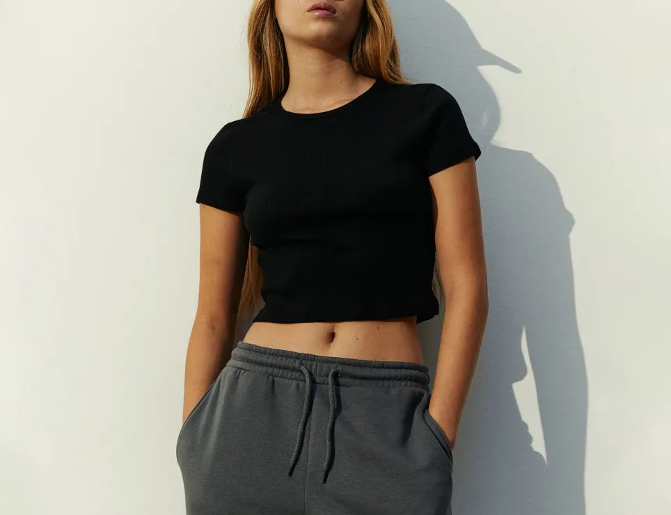 slow fashion clothing manufacturer timeless crop top