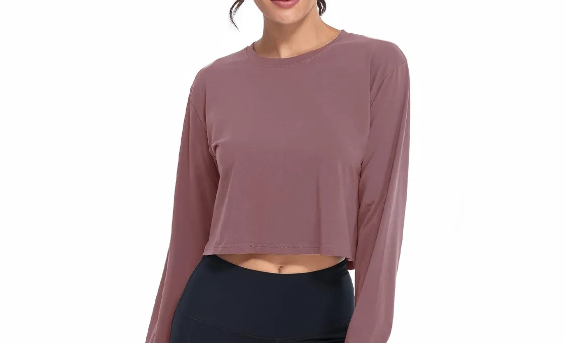 Long Sleeve Crop Top Details