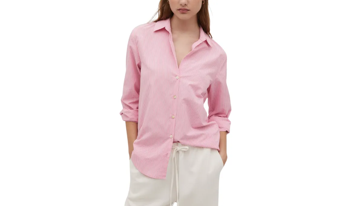 pink Poplin Shirts