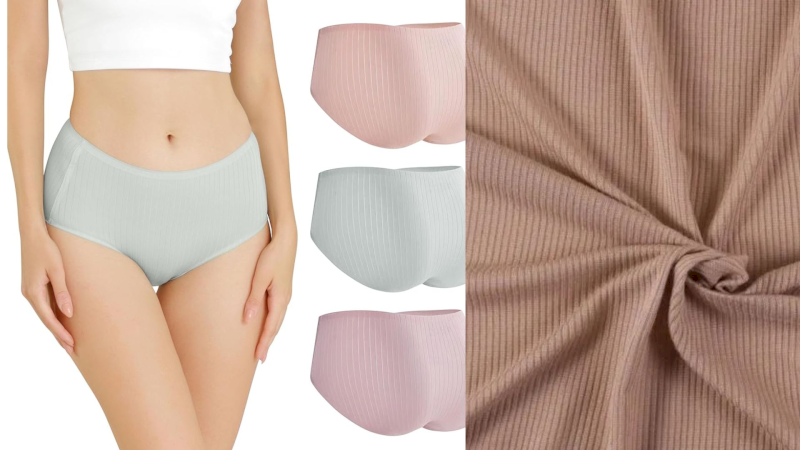 Modal fabric is ideal for underwear because it's soft, breathable, and moisture-wicking