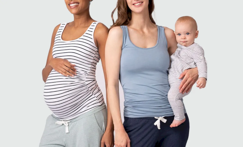 Thygesen applies sustainable practices to produce maternity tops