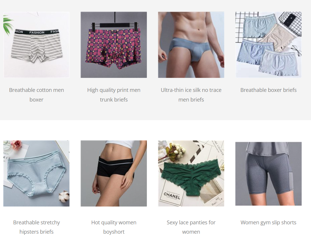 Custom Underwear provides full-package production services for custom underwear for men, women, and children