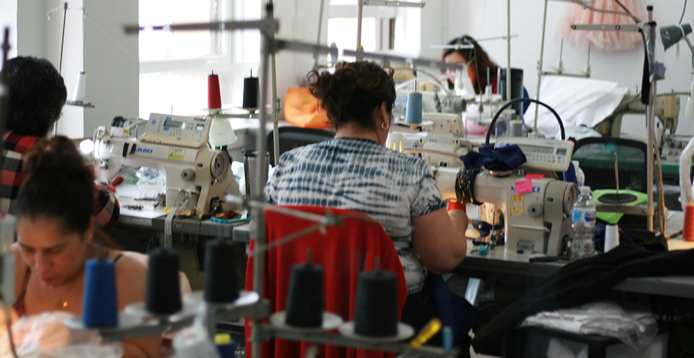 Lefty Production services cover design, sourcing, pattern making, sampling, cutting, and full production, plus consulting and marketing