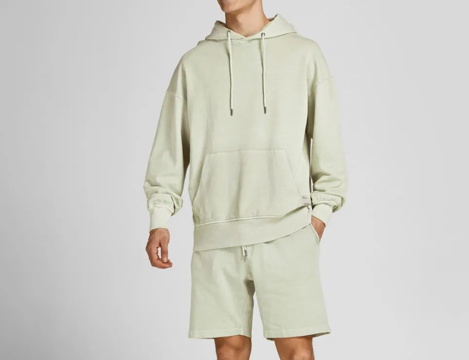 Thygesen manufactures hoodies using a variety of fabrics