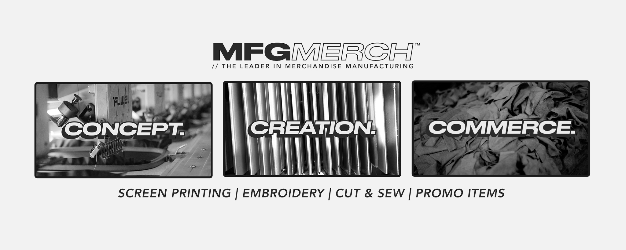 MFG Merch is a custom clothing manufacturer
