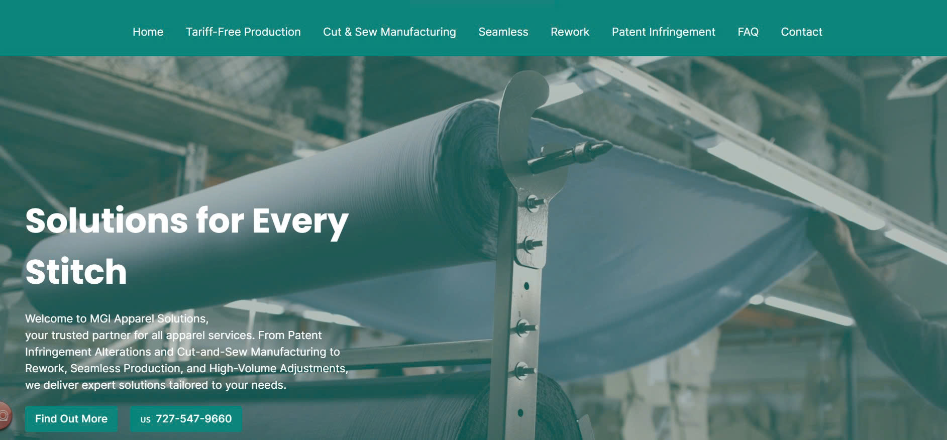 MGI Apparel Solutions specializes in seamless and cut-and-sew manufacturing