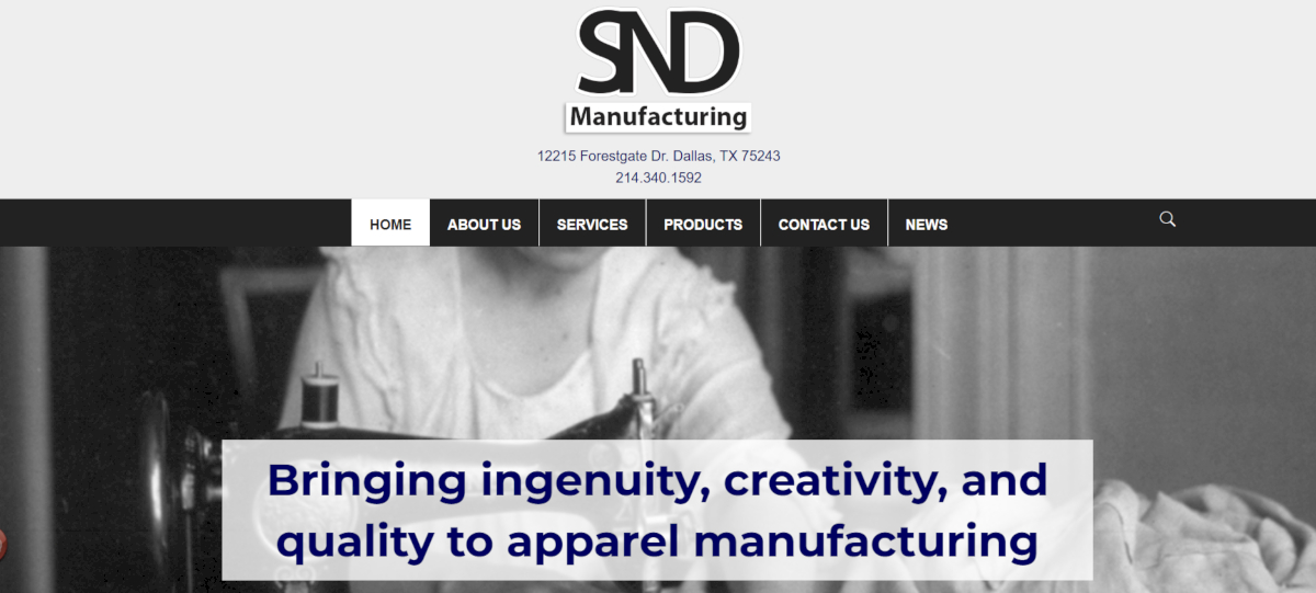 SND Manufacturing is manufacturer offering full-service production