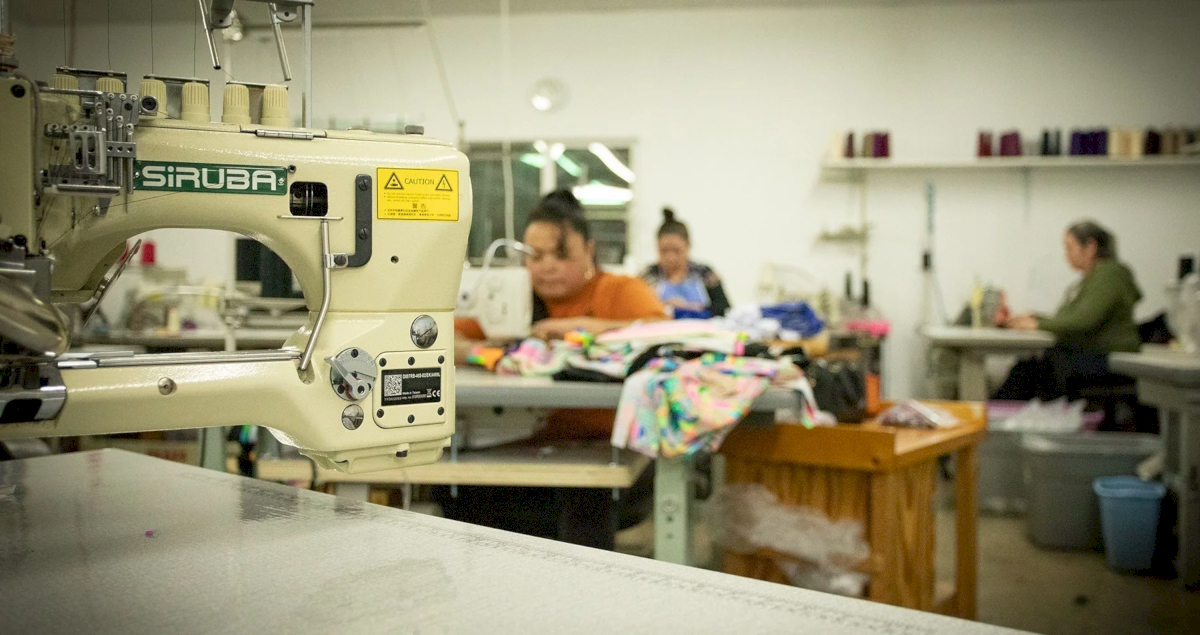 Sonrise Apparel Services is a women‑owned contract sewing and cutting company