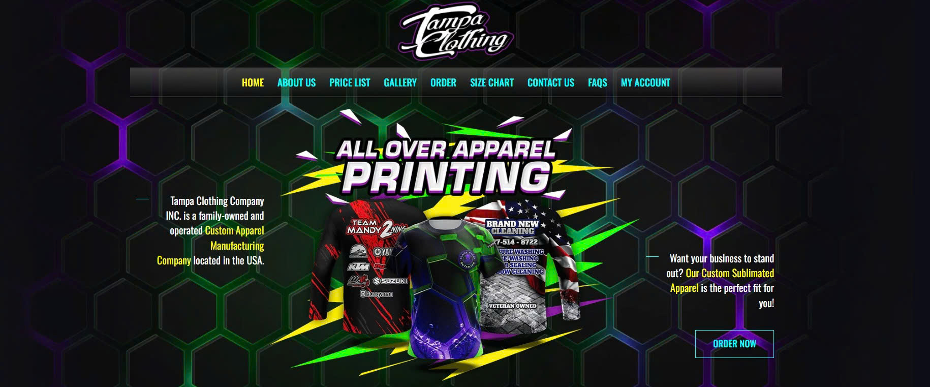 Tampa Clothing Company INC. is a family-owned U.S. manufacturer