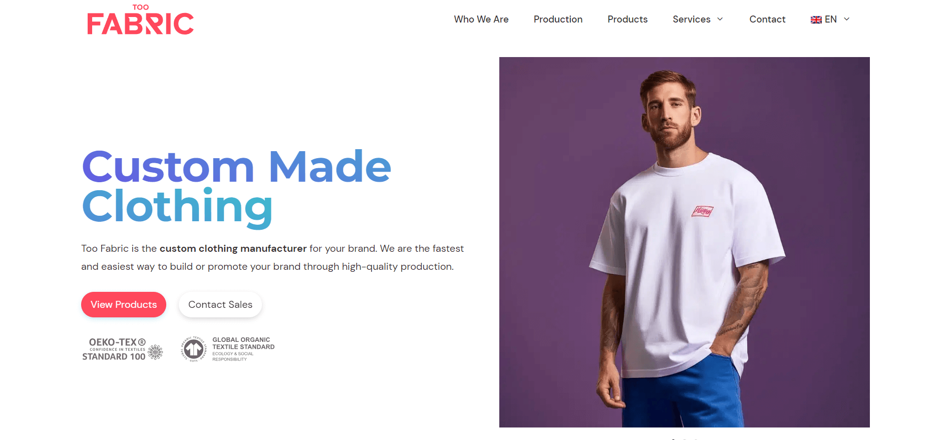 too fabric is clothing manufacturer in Turkey