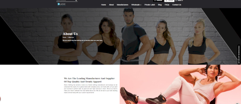 Alanic Clothing is a global apparel manufacturer based in Beverly Hills