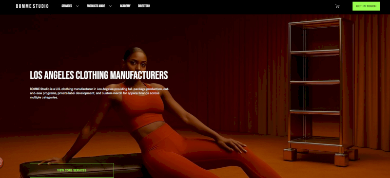 BOMME STUDIO offers full-package production from 600 units per style