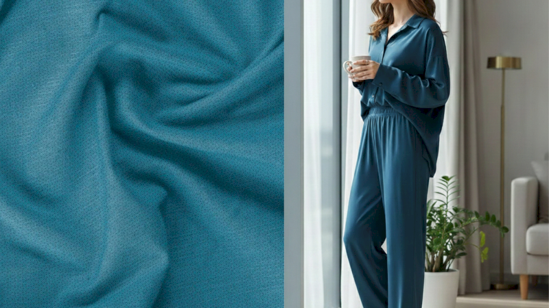 Rayon feels smooth and gentle