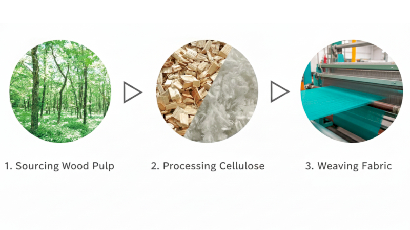 Rayon is made from cellulose