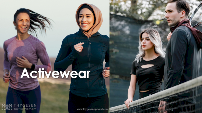 Activewear offers stretch, breathability, and moisture control