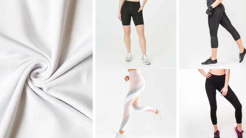 Activewear leggings include full-length, capri, seamless styles