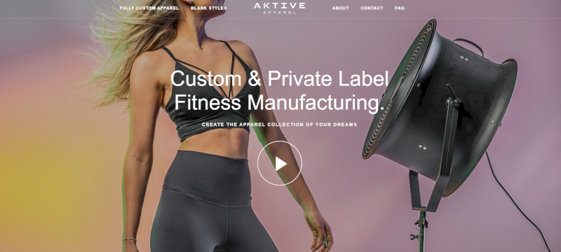 Aktive Apparel offers activewear with flexible MOQs for custom orders.