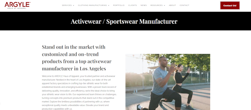 ARGYLE Haus of Apparel, founded in 2014, is based in Los Angeles