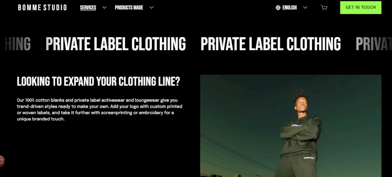 BOMME STUDIO offers end-to-end services from design to full production.