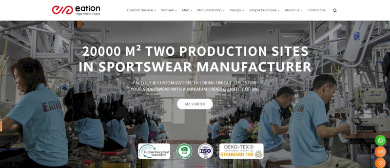 Eationwear, founded in 2014, is based in Dongguan, China