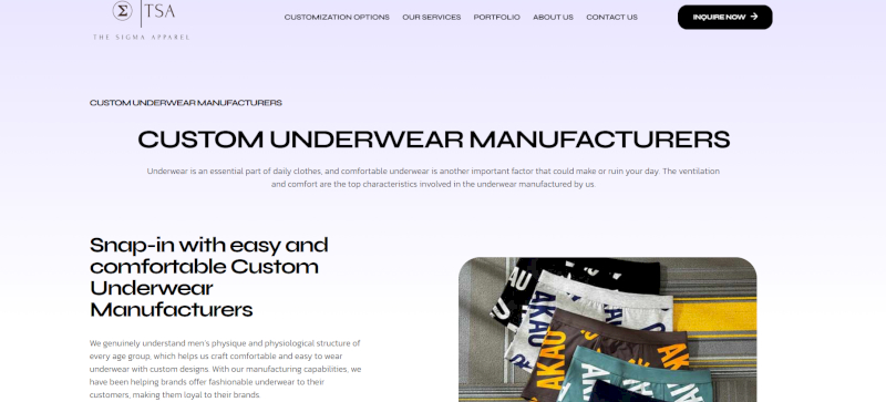 Sigma Apparel: trusted partner for performance underwear brands