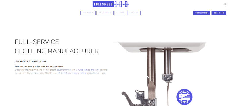 Full Speed 100 turns custom designs into cost-efficient garments