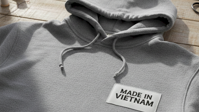 Global brands choose Vietnam for high-quality hoodie production