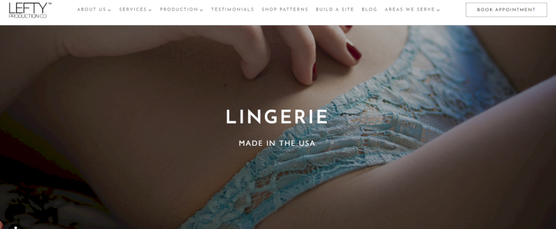 Lefty Production specializes in custom lingerie and underwear