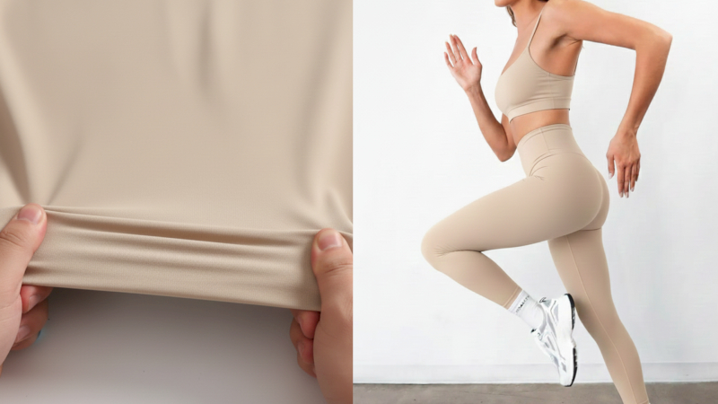 Leggings need precise fit, stretch, and seam control for quality performance