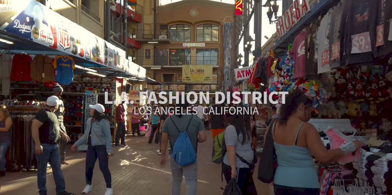 Los Angeles is a key U.S. apparel hub with major manufacturing districts
