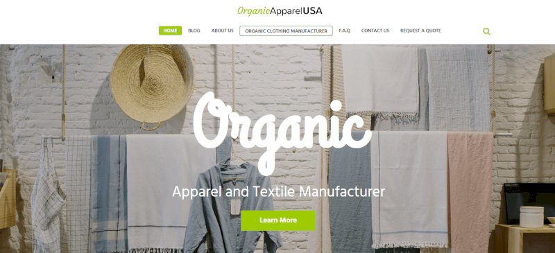 Organic Apparel holds certifications including GOTS and OEKO-TEX 100.