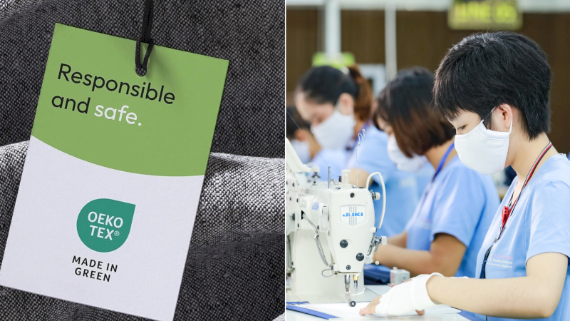 OEKO-TEX certification ensures safe, responsible, and compliant apparel production