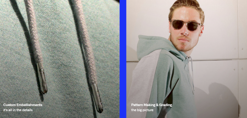 Sans USA is a Denver-based hoodies manufacturer offering full customization.