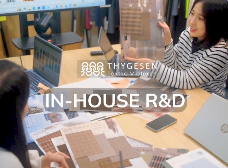 Thygesen’s fabric sourcing and R&D ensure top sustainable materials