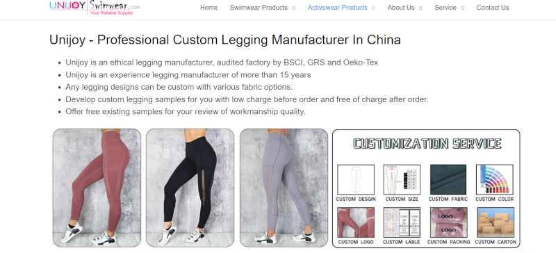 Unijoy is based in Jinjiang, a major textile and garment hub