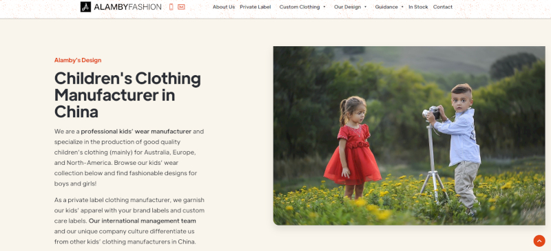 Alamby supports brands from concept to delivery with comfort and quality focus.