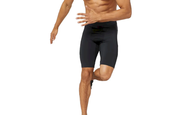 Compression shorts support hips, reduce vibration, chafing