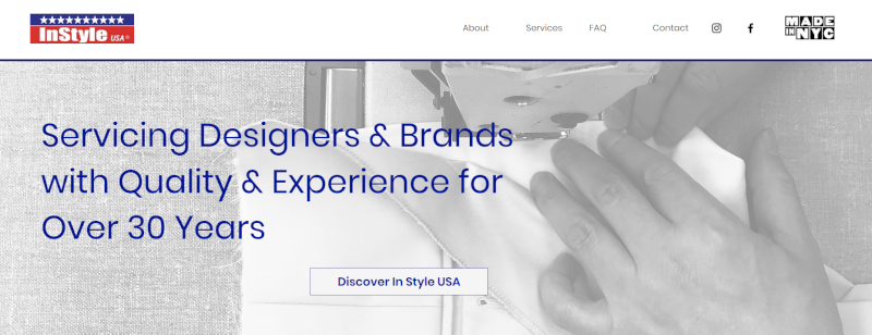 In Style USA: flexible custom cut-and-sew hoodie support