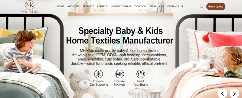 MK Kids supports brands from the initial design concept through to full production
