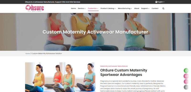 OhSureWear manages design, production, QC, and custom packaging.