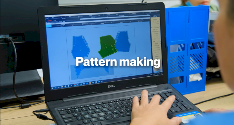 Patterns and samples ensure leggings fit and performance