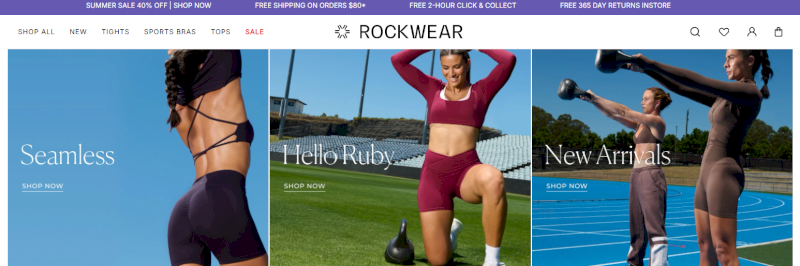 Rockwear Australia offers technical, stylish women’s activewear
