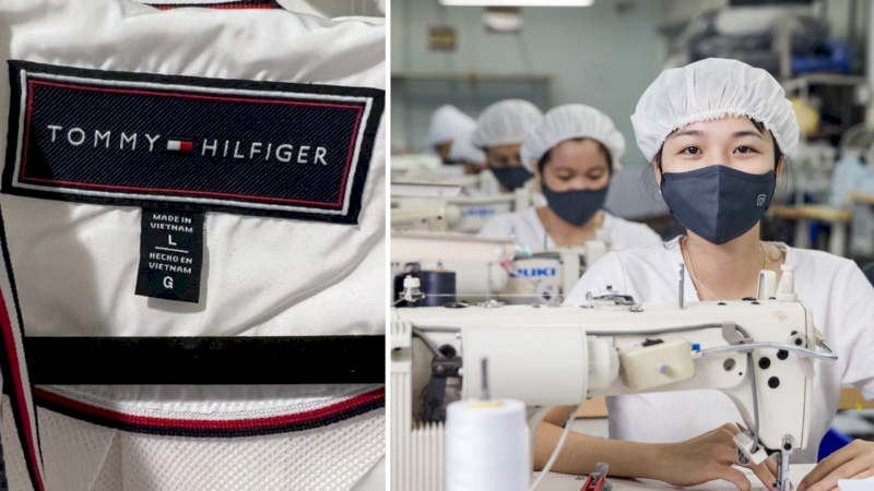 Much of Tommy Hilfiger’s clothing is made in Asia, with Vietnam as a key production hub