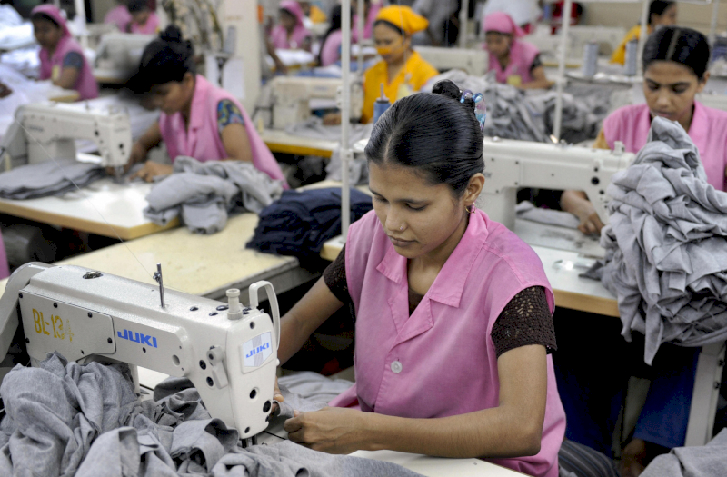 Bangladesh is known for cost-efficient mass knit hoodie production