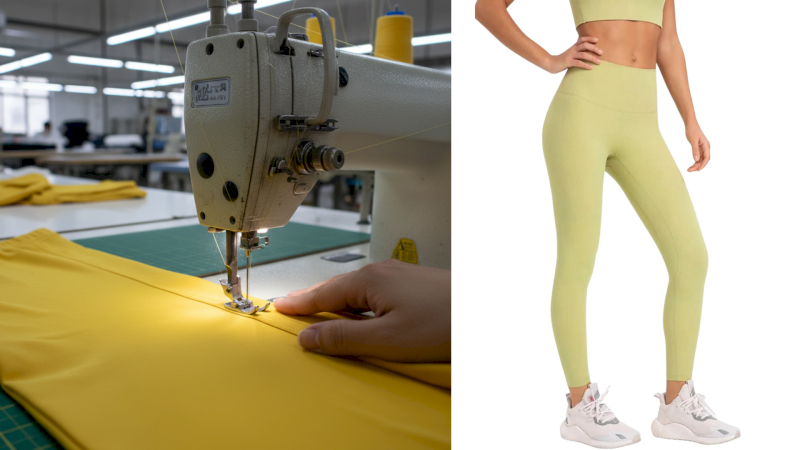 Leggings production depends on materials, labor, and choices