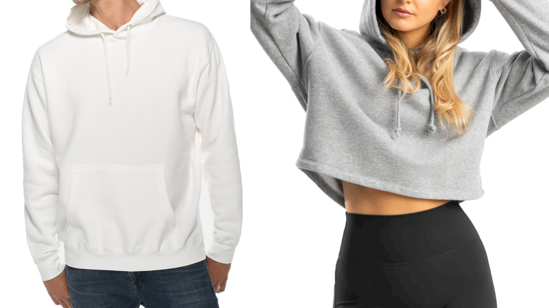 Blank hoodies come in styles for different needs and trends